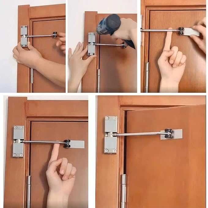 Samozamykacz do drzwi automatyczny domykacz regulowany mocny