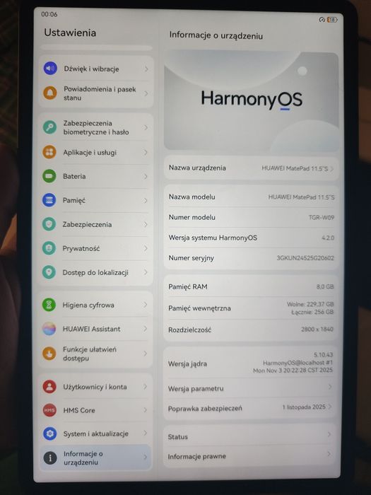 Huawei MatePad 11.5"S PaperMatte Edition 8/256