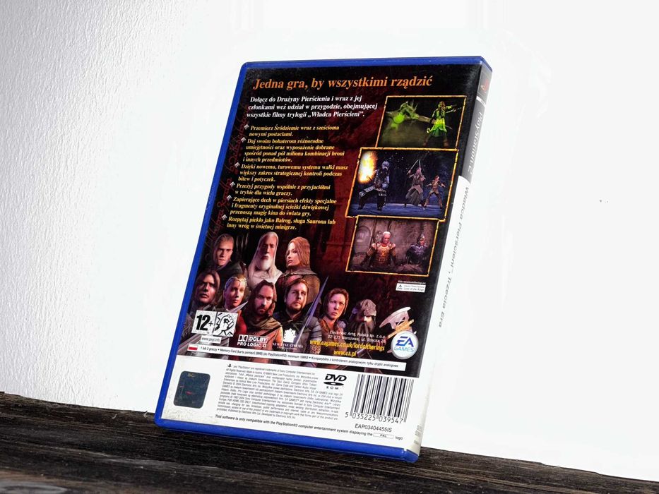 Władca Pierścieni Trzecia Era PS2 Playstation 2 - PL Wydanie !