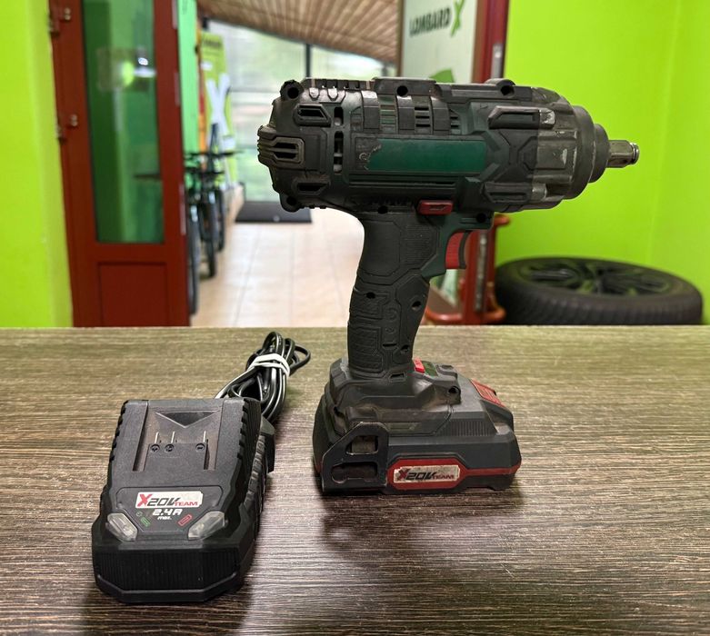 Akumulatorowy Klucz Udarowy Parkside Passk 20-Li + Bateria + Ładowarka