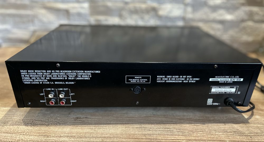 Deck Akai GX 52