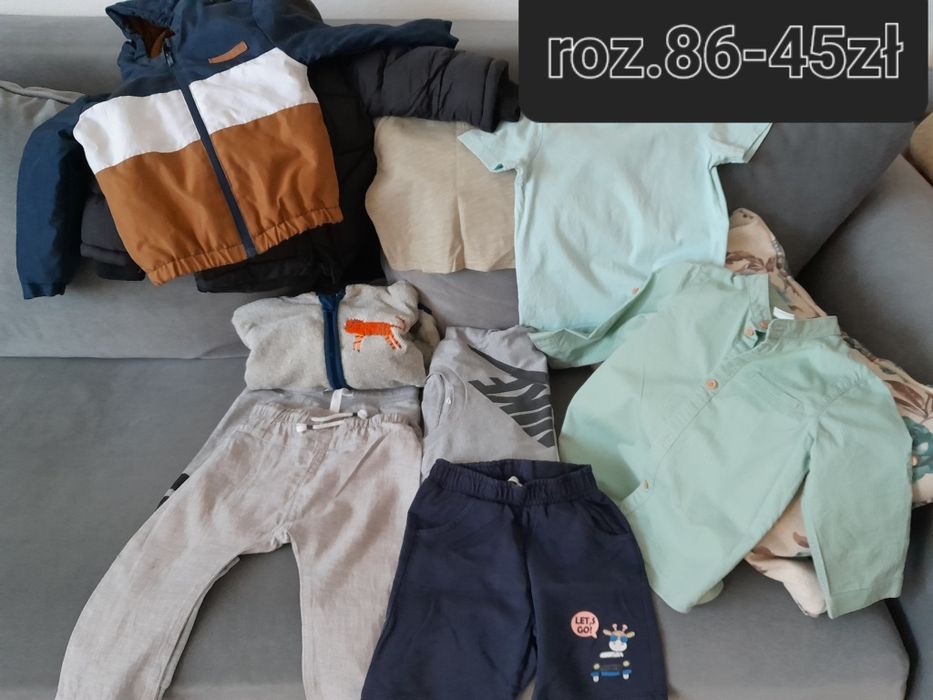 Komplet ubrań roz 86