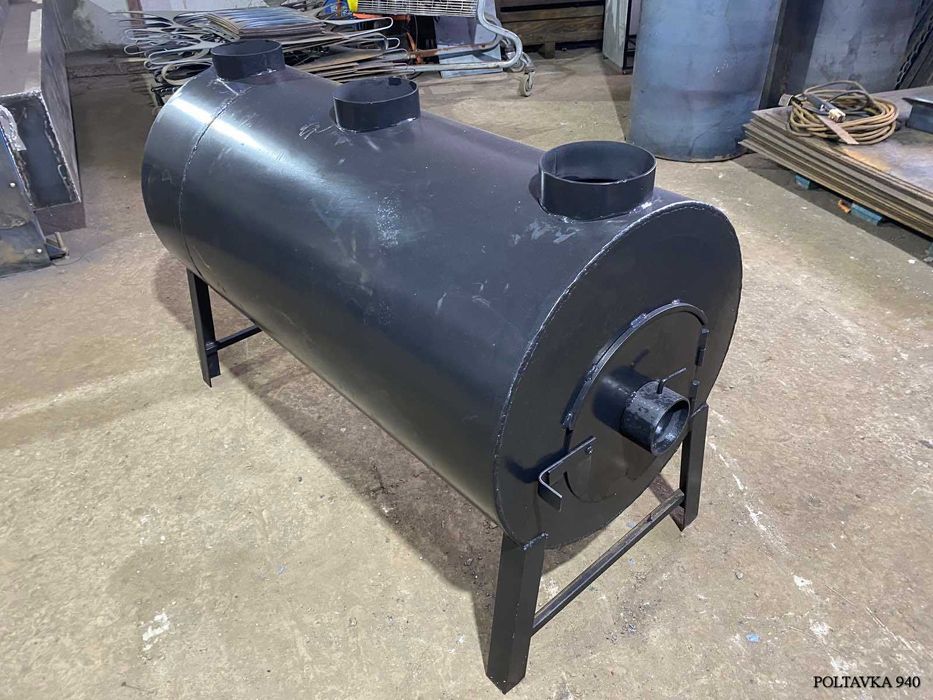 6мм! 940м3! ЭФФЕКТИВНЕЕ БУЛЕРЬЯНА на 30%! Печь Буржуйка Теплогенератор