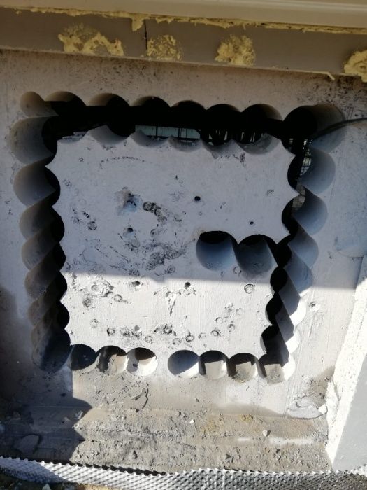 Wiercenie otworów wycinanie cięcie kucie betonu ścian