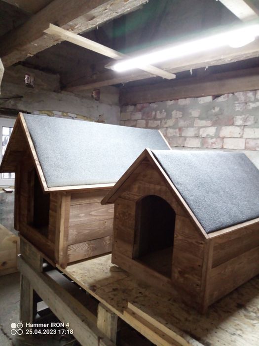 Buda dla psa Tanie solidne drewno Promocja wysyłka!