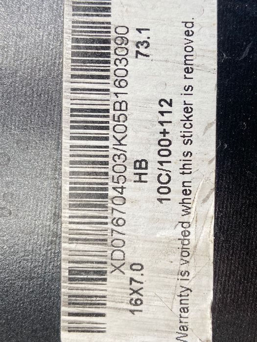 Alufelgi 16-5x100 -5x112 et45 komplet x4