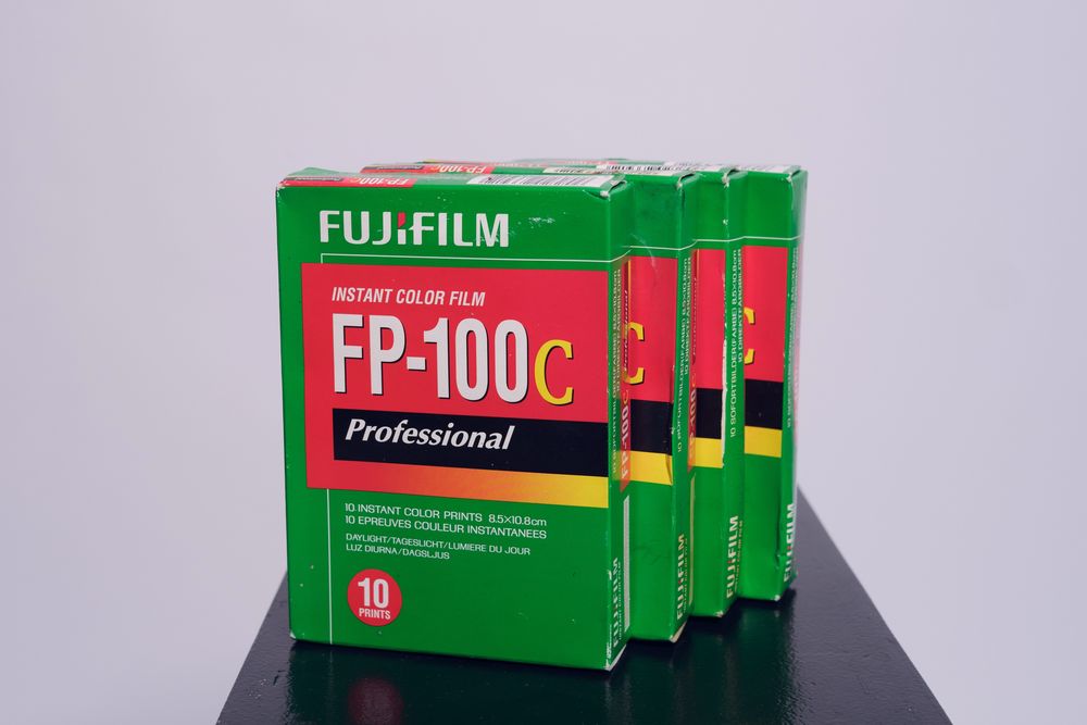 Film fp 100c polaroid Wkład Fujifilm FP-100C Instant Color Film (4 sztuki) – z lodówki, 2018.02