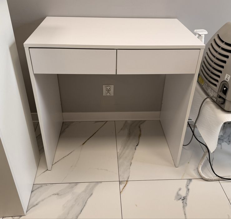 Biurko 81x80x50 biale nowe