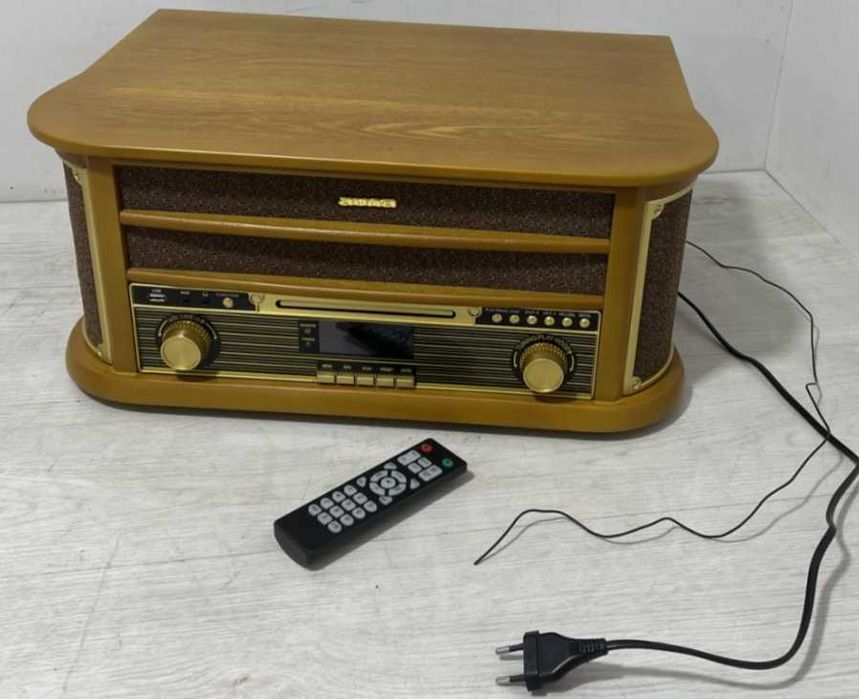 Проигрыватель виниловых пластинок auna Belle Epoque 1908.Звук топ