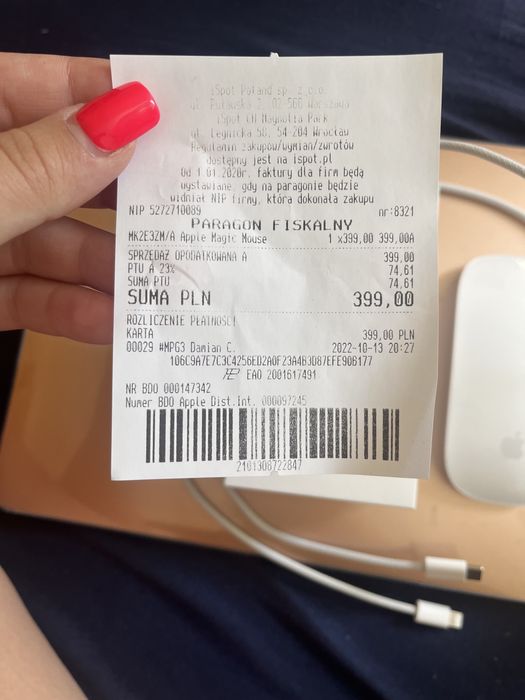 Magic mouse Apple myszka