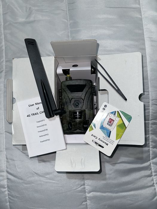 Câmara Trail 4G 4K – NOVA (Nunca Usada)