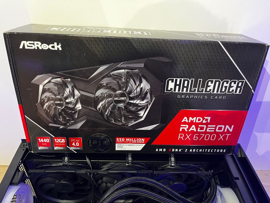 Karta Graficzna ASRock Radeon RX 6700 XT 12GB GDDR6 RX6700XT jak Nowa ...