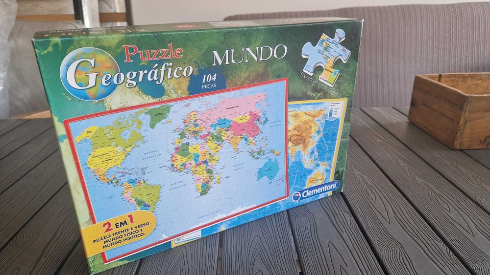 Puzzle Geográfico Mundo, Clementoni