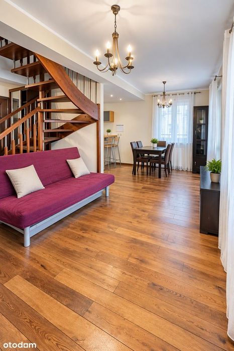 4 pokojowe mieszkanie, bezpośrednio, dwupoziomowe, 84 m2 , Złocień
