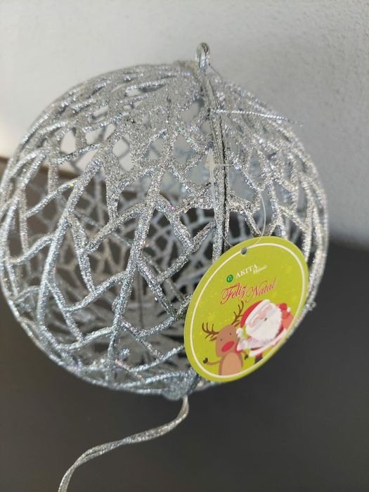 Bola decoração com luzes