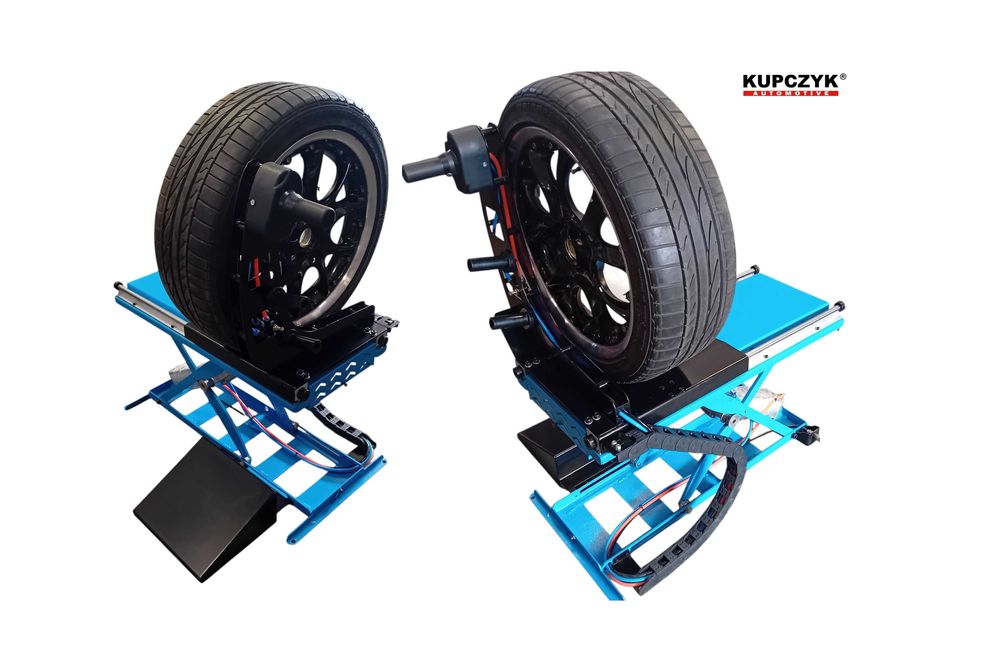 Winda do kół Podnośnik pneumatyczny do koła Wyważarki Kupczyk