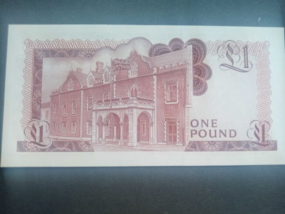 Gibraltar 1 Libra 1988 Rainha Isabel II nova