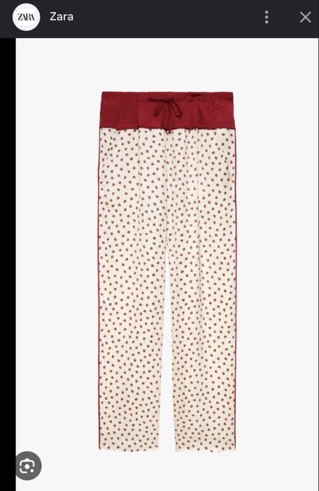 Шовкові брюки Zara, розмір L