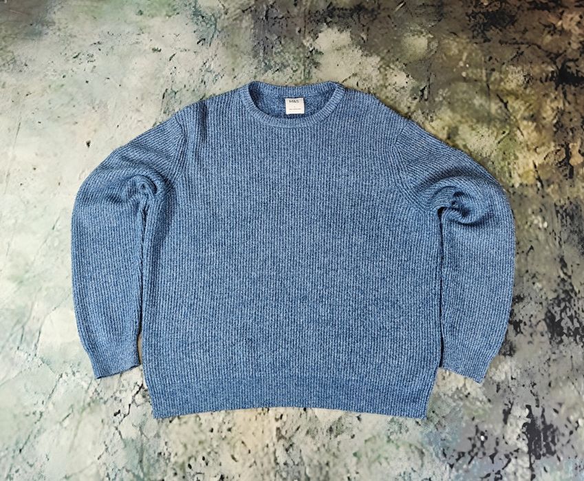 Melanżowy Niebieski Sweter Damski M&S L - Stan Idealny!