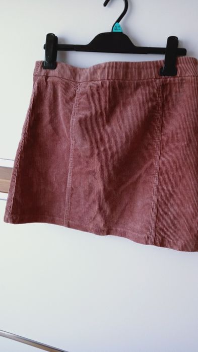 Spódnica sztruks suwak prążek r. 38/40