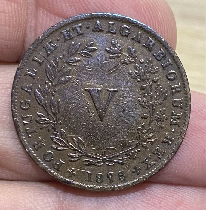Moeda 567 - D. LUIS I - V Reis 1875