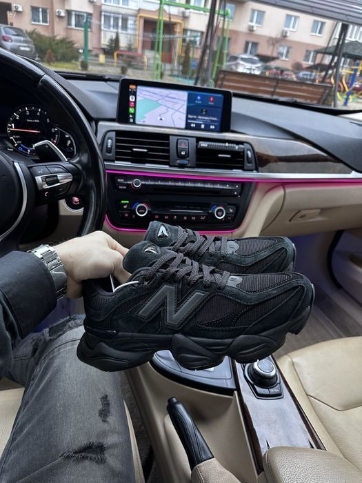 Кросівки New Balance 9060 x Triple Black 36-45 Кроссовки Нью Беланс