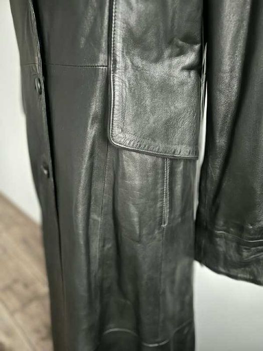 Шкіряний тренч  2XL демісезон з натуральної шкіри