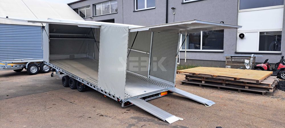 Przyczepa Laweta Wiola L35G50P MOTORSPORT zabudowana uchylna zabytków