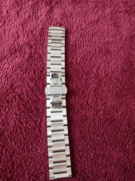 Bransoletka do zegarka z pełnych ogniw 22mm