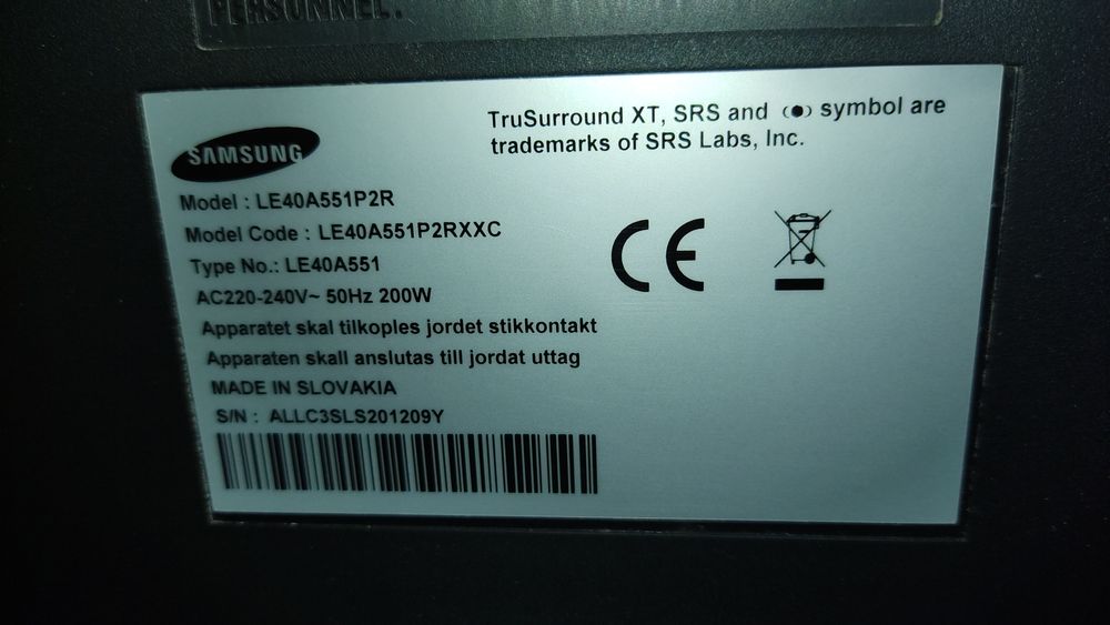 Телевізор Samsung 40