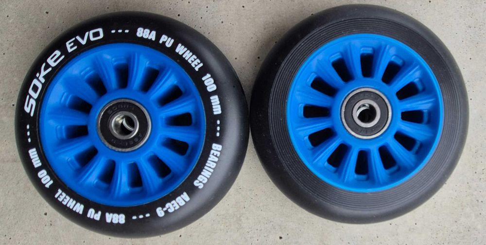 Kółka SOKE Evo 100mm AbEC-9 88A PU do hulajnogi