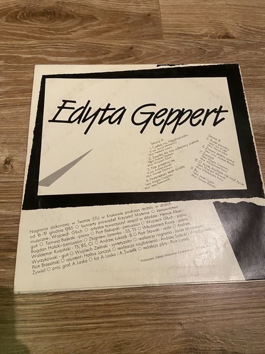 Vinyl Edyta Geppert recital live