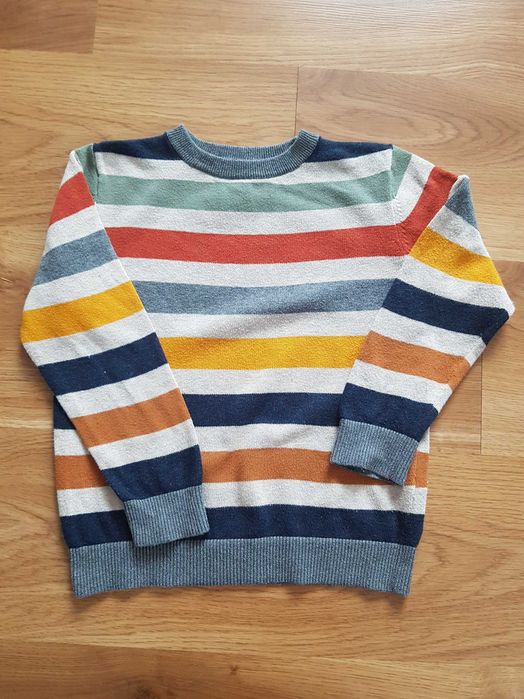 Sweterek w paski H&M 4-6 lat