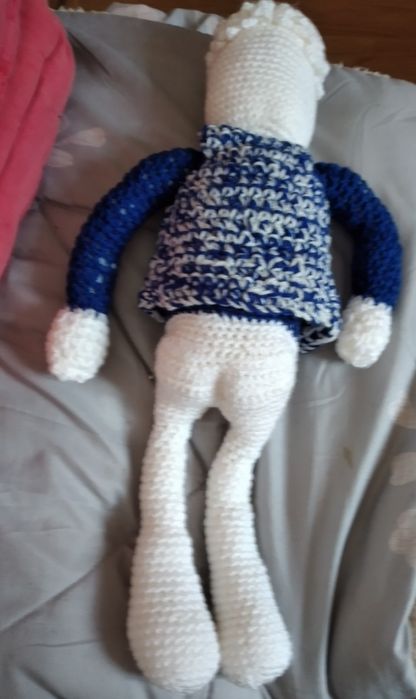 Rapazinho amigurumi tamanho grande