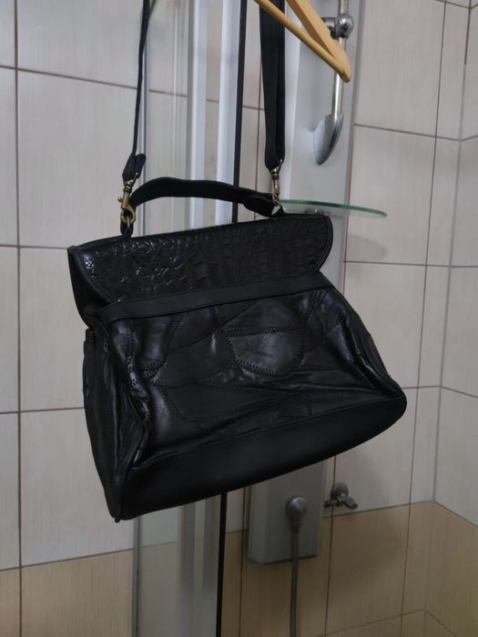 torba torebka Juliette classic elegancka rozsuwana suwak zasuwana brąz