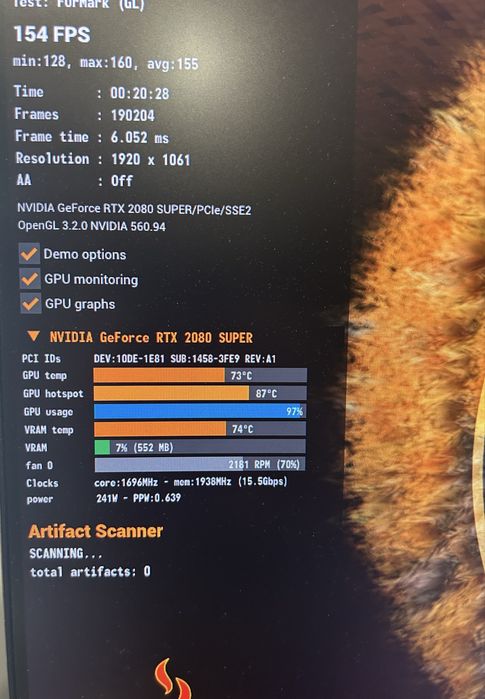 Komputer Ryzen 5 3600 / RTX 2080 Super 8GB/ 16GB  Ram /  512GB SSD