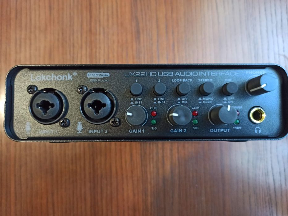 Внешняя звуковая карта md22 md44 звукозаписи usb аудиоинтерфейс