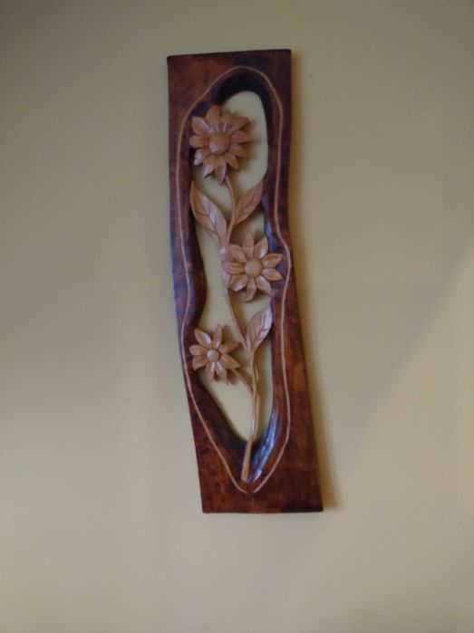 obraz ręcznie robiony z drewna