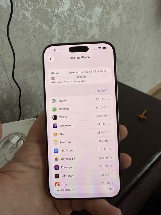 iPhone 16 Pro Max 256 90% акум ідеальний стан