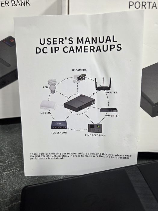 Міні УПС ДБЖ повербанк для роутера UPS DC1018L 5V/9V/12V