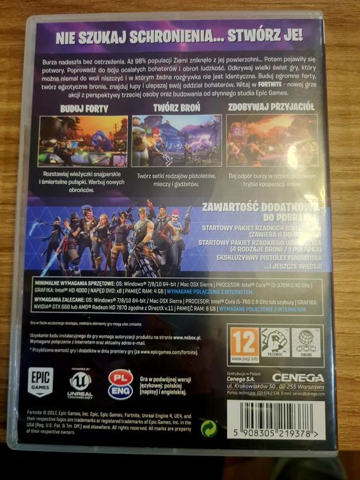FORNITE Edycja Bohaterów  bez kodu UNIKAT