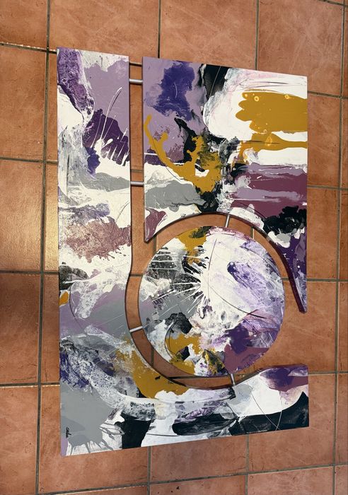 Tela abstrata - obra modular