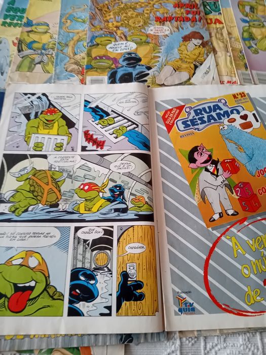 Revista vintage Tartarugas Ninja