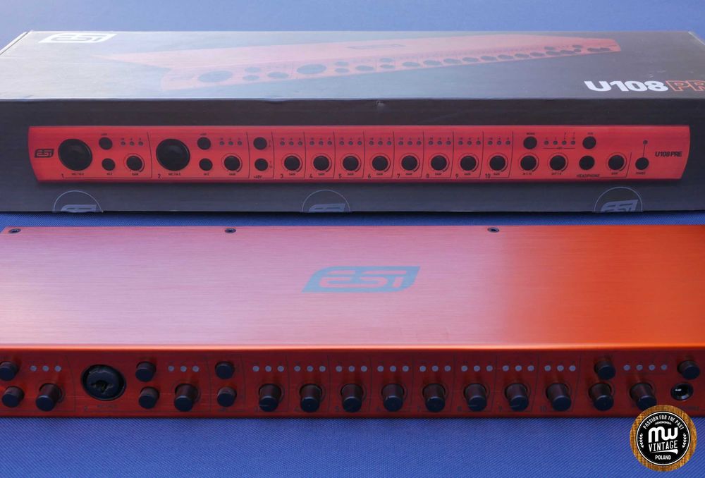‼️ ESI - interface audio U108PRE - 10 wejść - perkusja ‼️ Wągrowiec ...