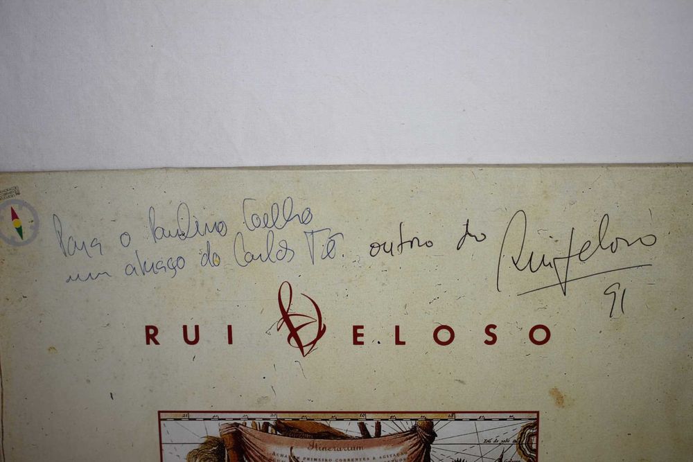 Disco Vinil - Rui Veloso - Auto da Pimenta - Assinado / Autografado