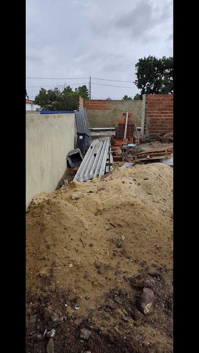 Vigas de cimento armado de  8 metros
