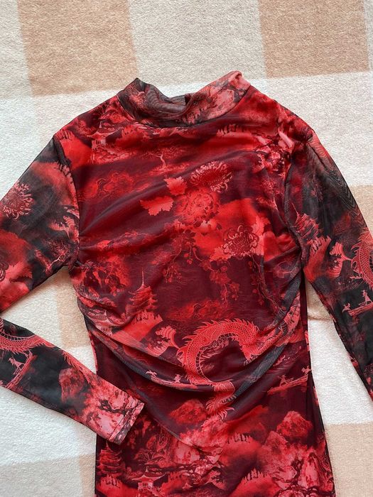 Sukienka w smoki pretty little thing alternative