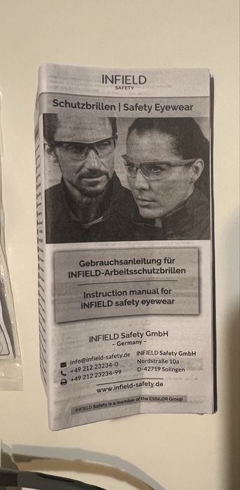 Óculos proteção Infield Safety Terminator Xtra