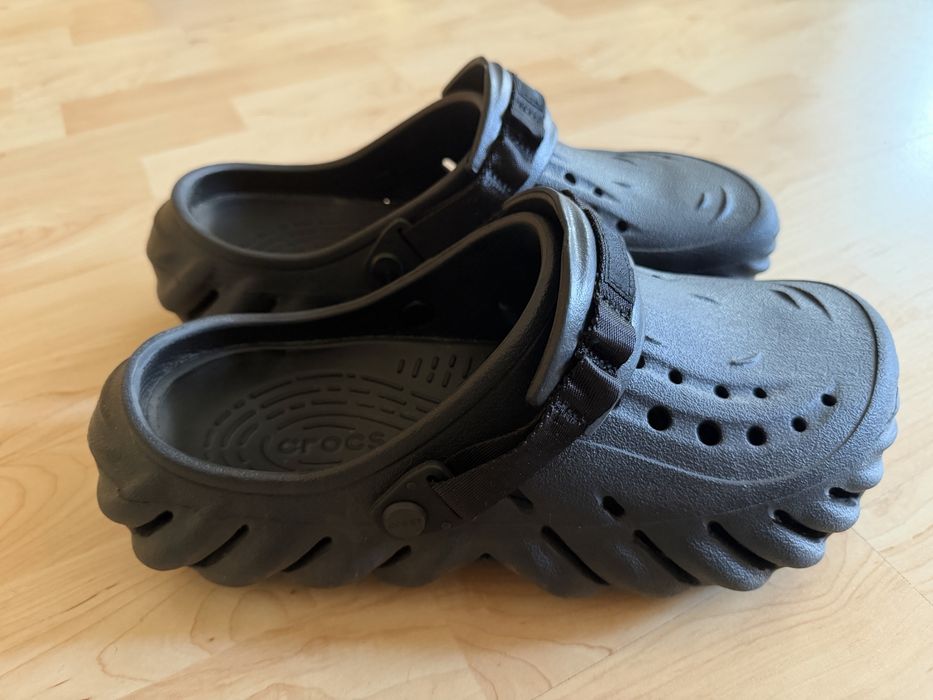 Crocs Echo Clog czarne M9/W11 – jak nowe