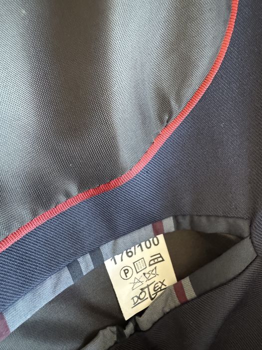 Garnitur firmy dotex 176cm 78kg granatowy stan idealny